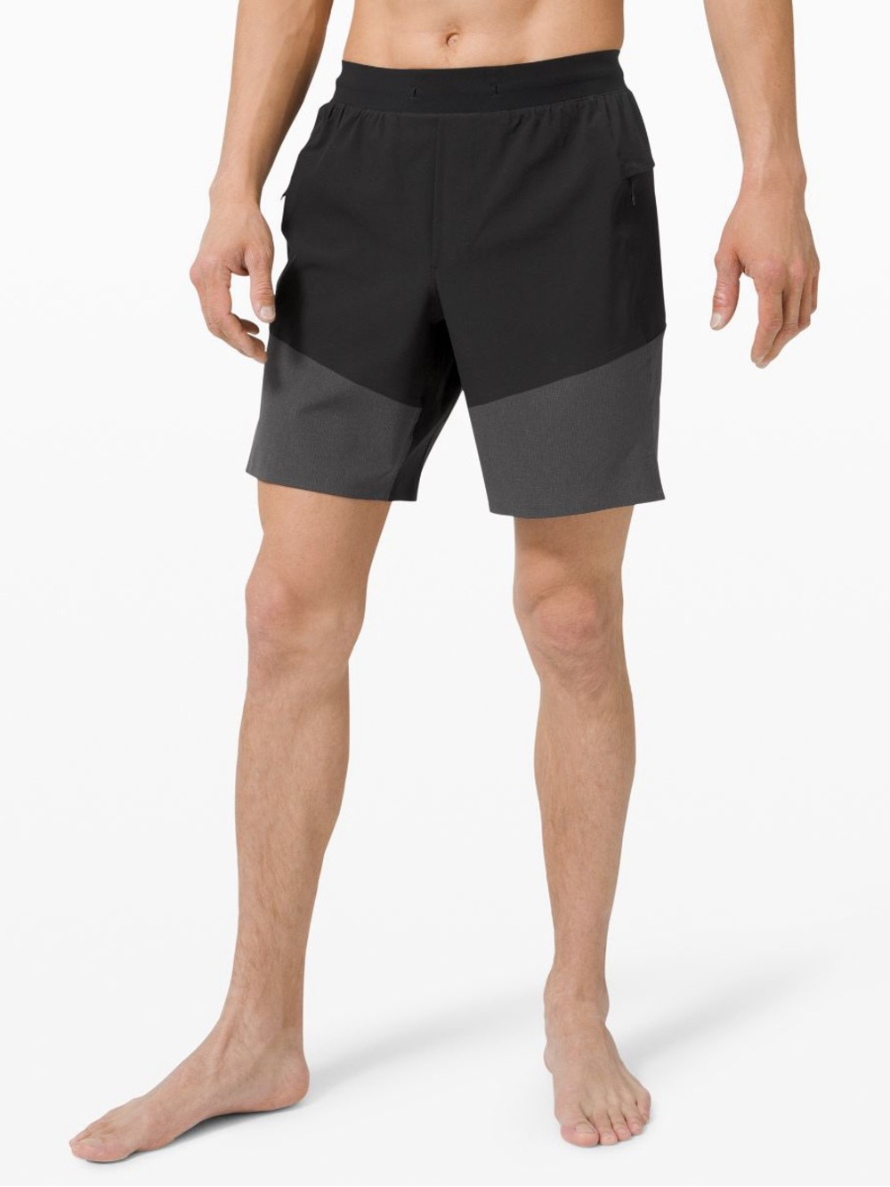 Lululemon Train to Beach Men’s Short 8" - Size XXL - Black & Gray - Training